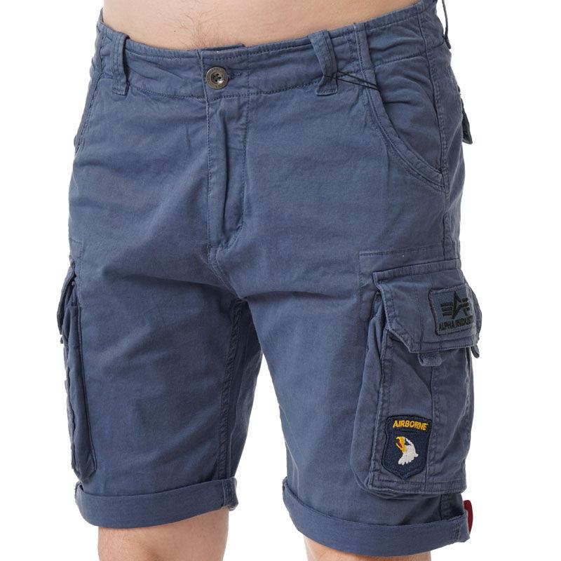 Alpha Industries Muški šorc Crew Short Patch, Plavi