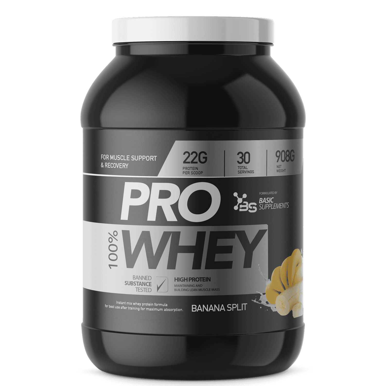 Basic Supplements Pro Whey (908G)