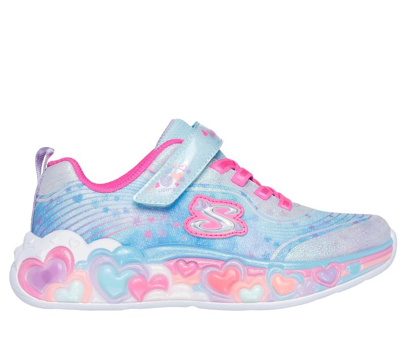 SKECHERS patike za djevojčice Eternal Heart Lights, šarene