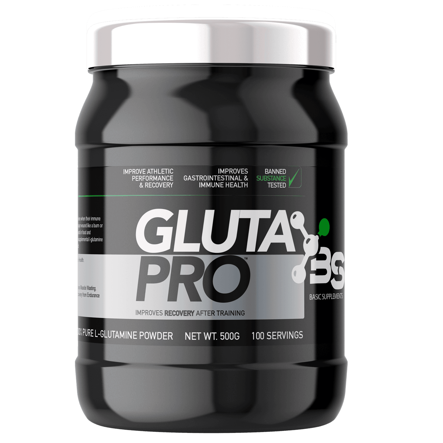 Basic Supplements Gluta Pro (500G) Glutamine
