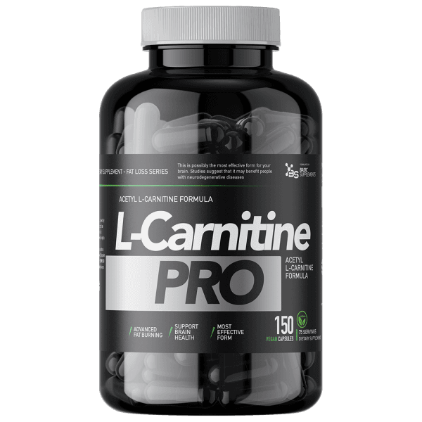 Basic Supplements Acetyl L-Carnitine Pro / 150 Vegan Capsule