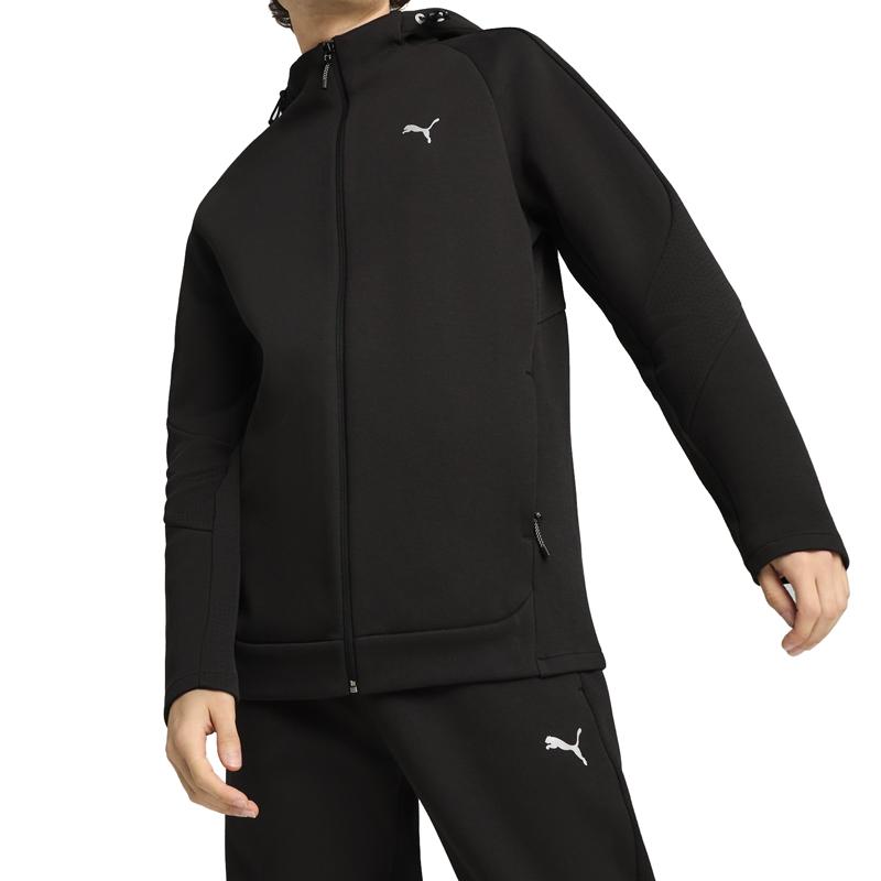 PUMA muška dukserica EVOSTRIPE, crna