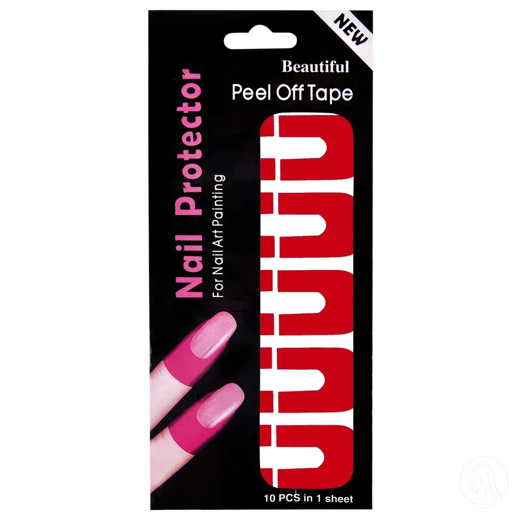 Perfect nails Samolepljiva traka za zaštitu prsta ASN-AOS-1R, Crvena, 10 komada