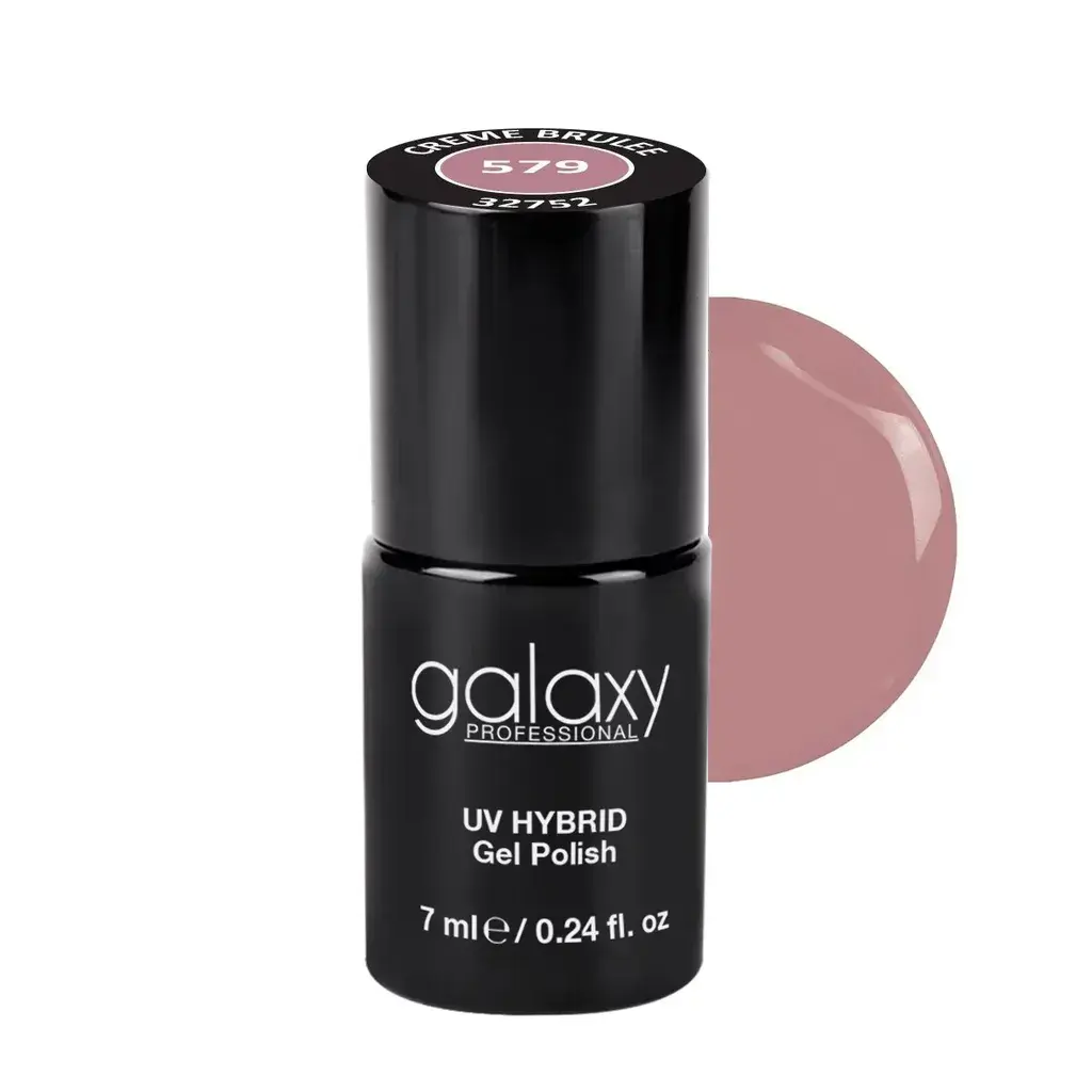 GalaxyTrajni lak za nokte Hybrid Creme Brulee S579, 7ml