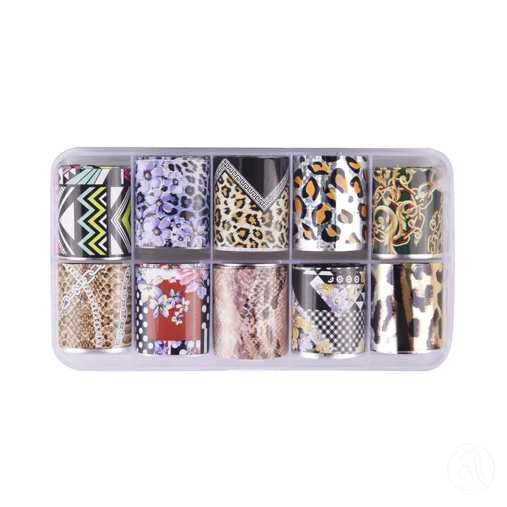 Perfect nails Transfer folije za nokte TF107-74, 10 komada