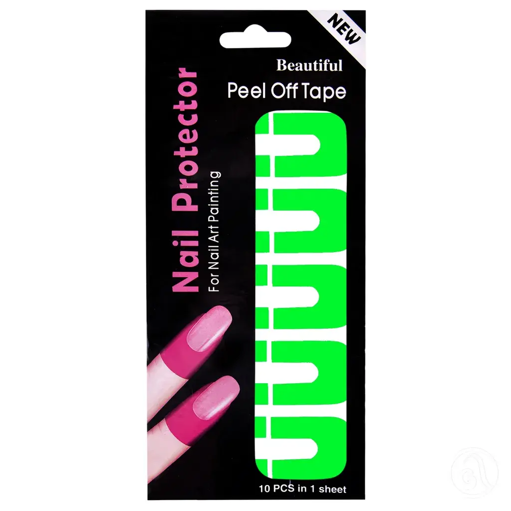 Perfect nails Samolepljiva traka za zaštitu prsta ASN-AOS-1G, Zelena, 10 komada