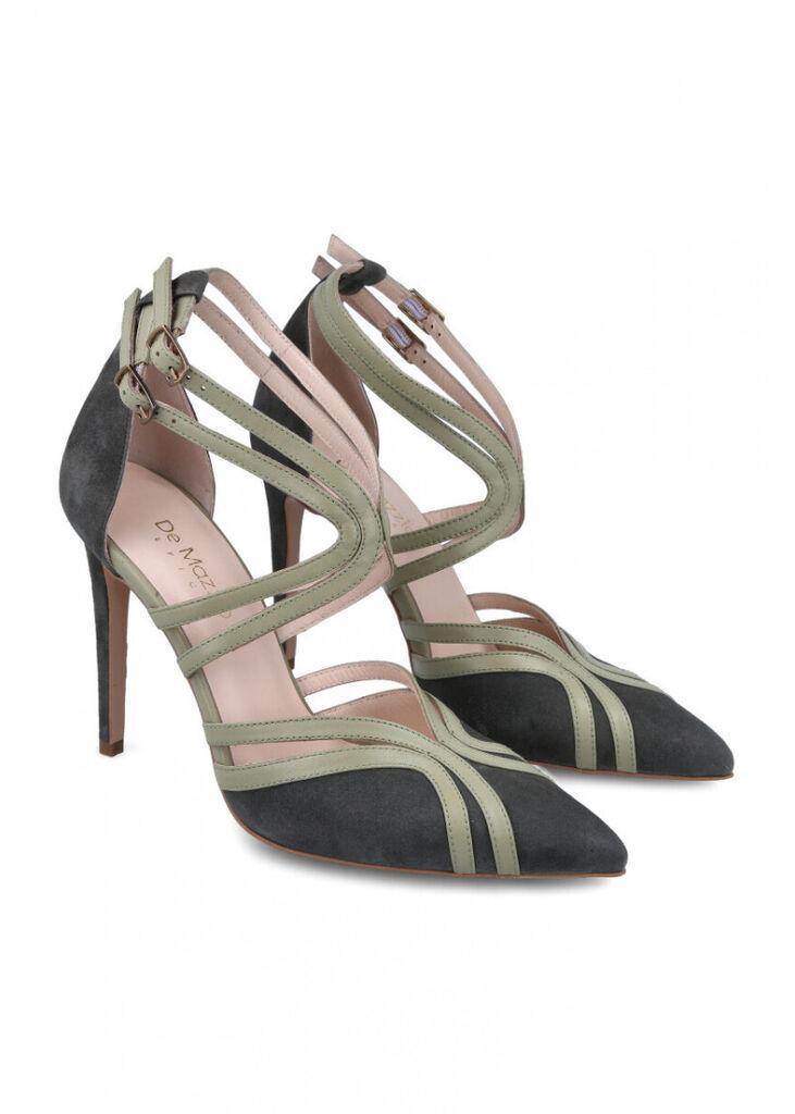 De Mazzio Sandale Ženske, Tamnosive