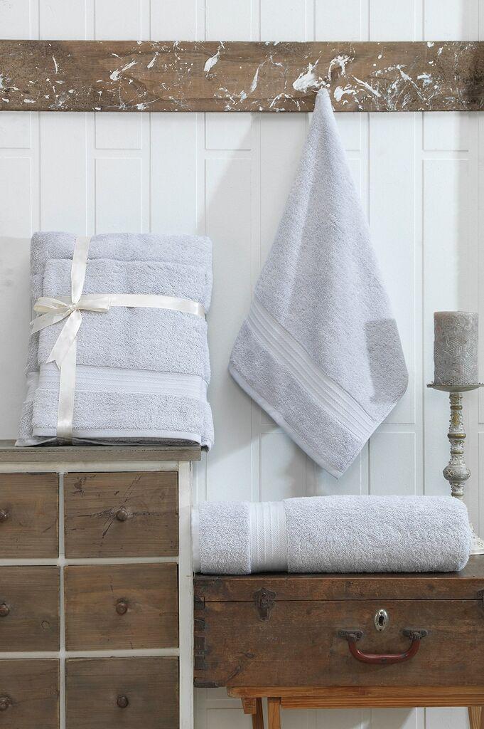 L'essentiel Maison set ručnika DS, 2 komada, svijetlo siva