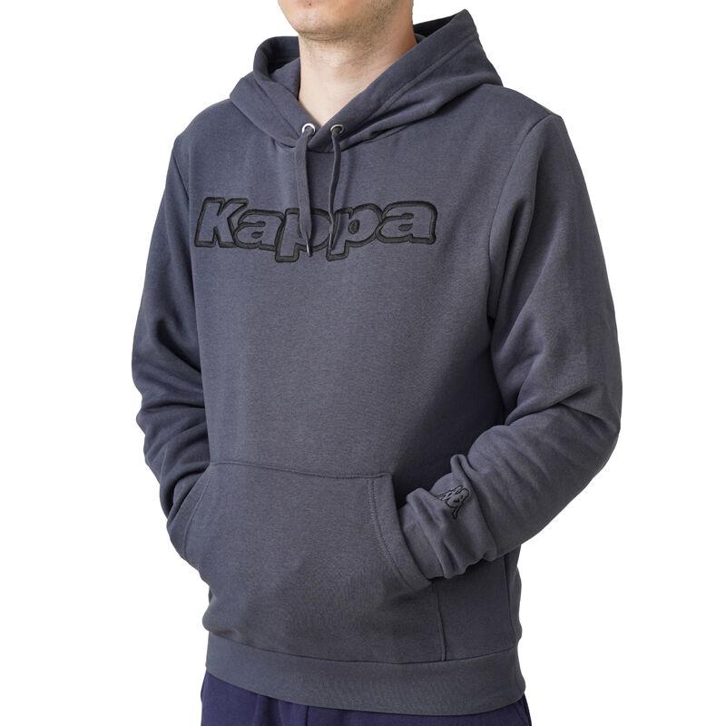 Kappa muška dukserica s logom, tamno siva