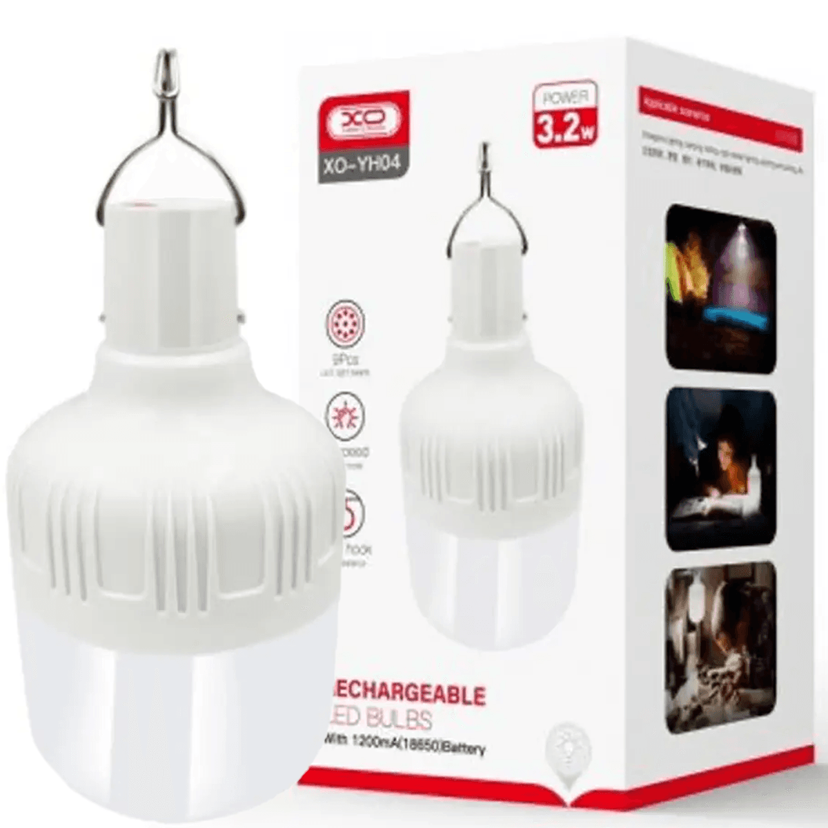 XO YH04 LED Sijalica, 1200, mA plus GRATIS LDNIO Stoni Držač za Mobilni Telefon