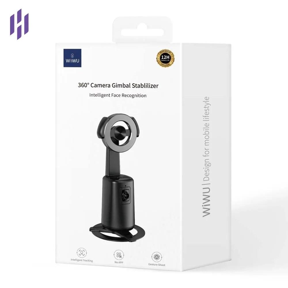 WIWU SE010 Gimbal Kamera, 360°, Višesmerna kontrola, Crna plus GRATIS LDNIO Stoni Držač za Mobilni Telefon