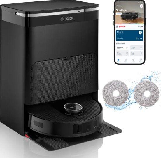 Bosch robotski usisivač BCRDW3B Spotless Max, crni