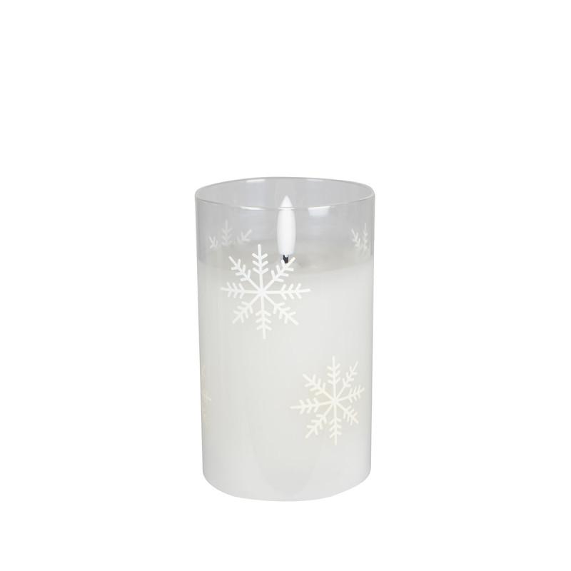 Sigma Novogodišnja  Led Sveca 13Cm (Pahulje) Eth-7510-B, Bijela