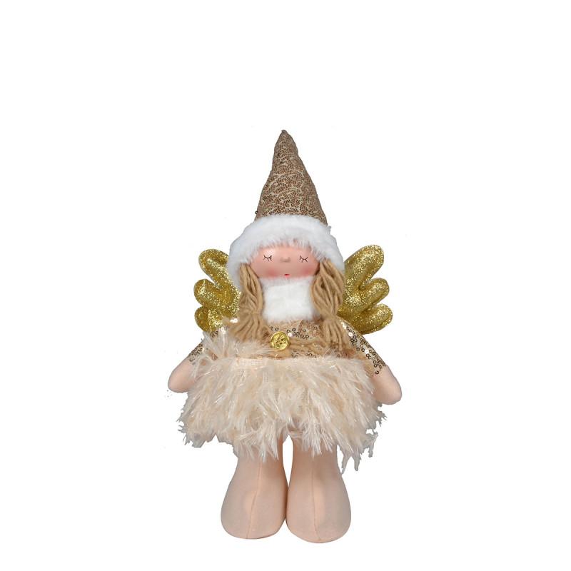 Sigma Novogodišnja  Figura 14Cm (Zl Devojcica) Oy109-Zmm221336, Zlato