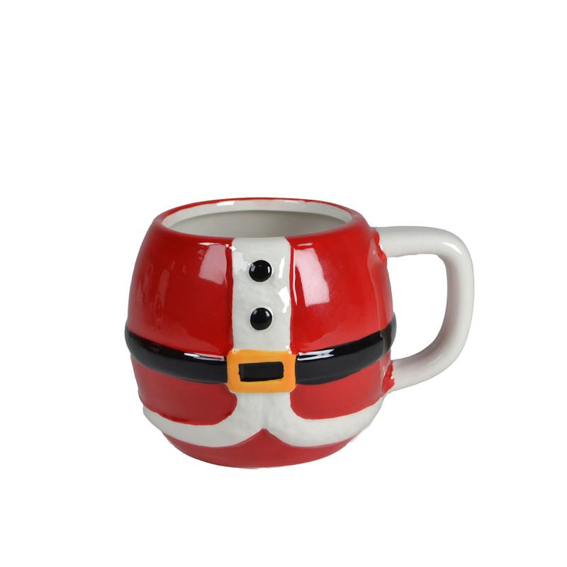 Sigma Novogodišnja  Keramička Solja (Odelo Dm) Oynh22B0015, Crvena