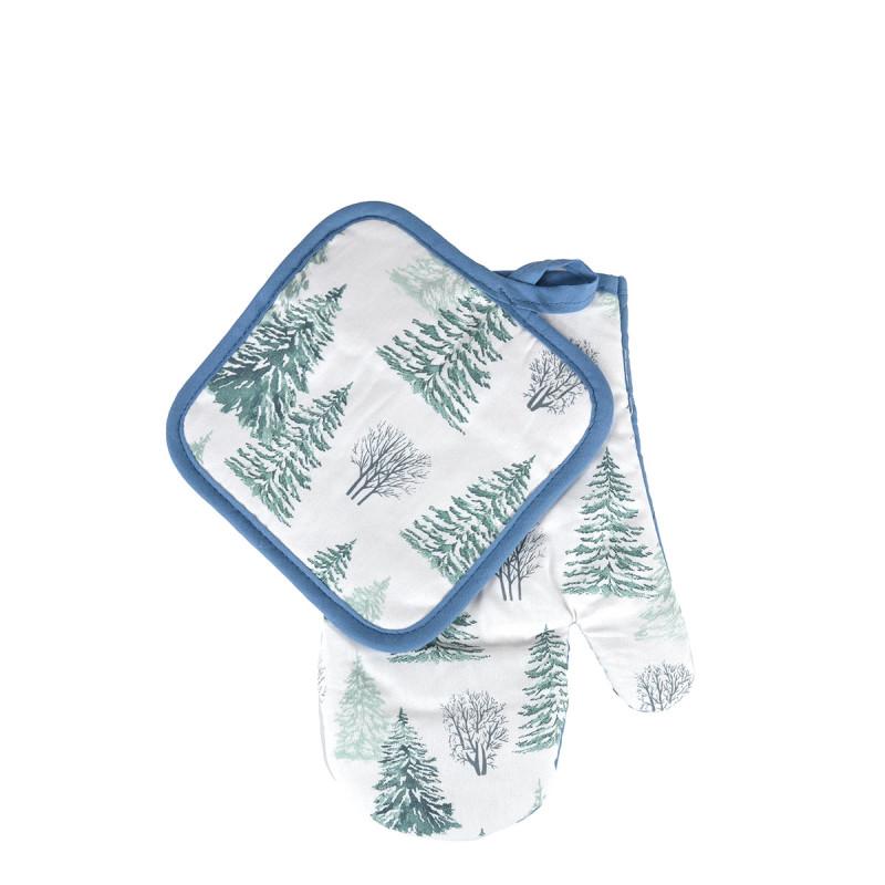 Sigma Kuhinjski Set 2/1 (Jelka) Novogodišnja -2Pks228-A, Bijela