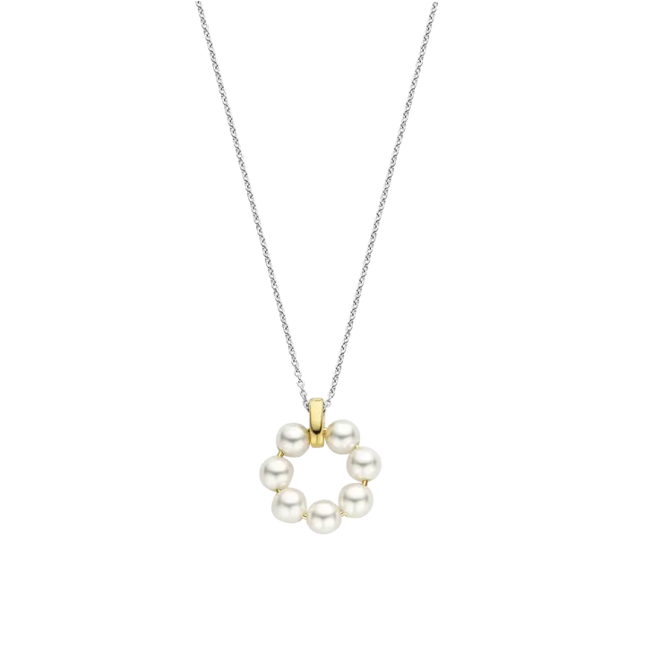 Ti Sento Ogrlica 34036YP - srebro 925