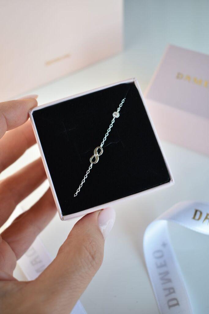 Dameo Narukvica Infinity Touch - srebro 925 i cirkon