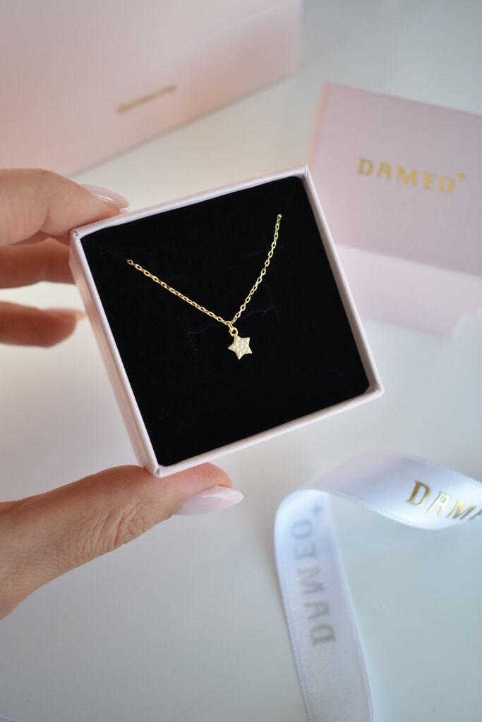 Dameo Ogrlica Little Star - srebro 925 sa pozlatom i cirkoni