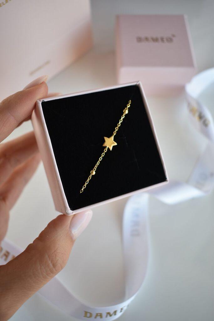 Dameo narukvica Astra  - srebro 925 sa pozlatom