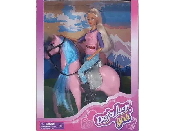 Lutka Defa Na Konju Pink Polo 64312 No.8828