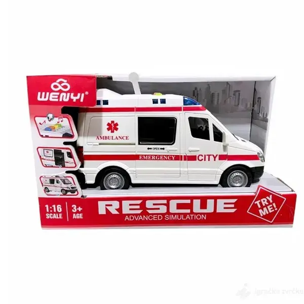 Wenyi Ambulantna Kola Na Oprugu Sa Muzikom I Svijetlima 1:32Y1109A