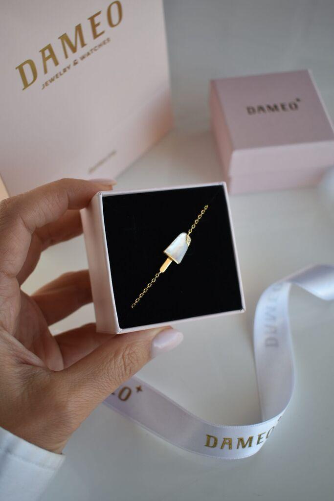 Dameo Narukvica Frozen Elegance- srebro 925 sa pozlatom i cirkoni