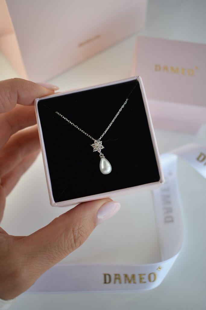 Dameo Ogrlica Perle de Lune - srebro 925 i cirkoni