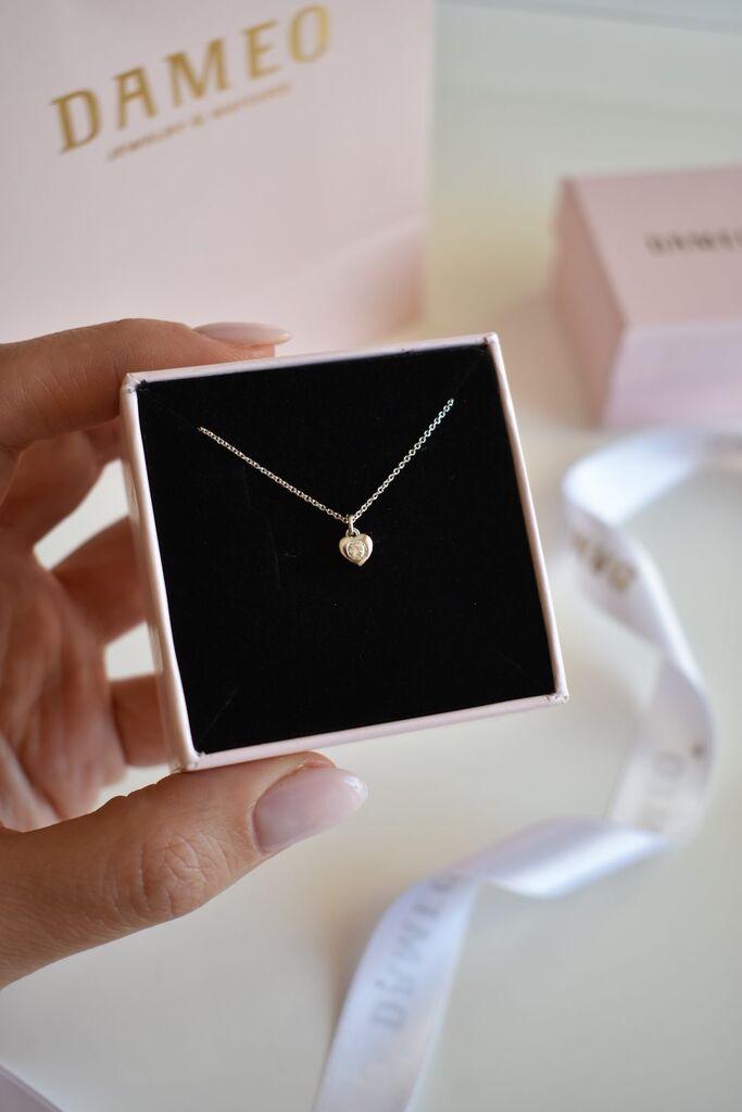 Dameo Ogrlica Tiny Heart - srebro 925