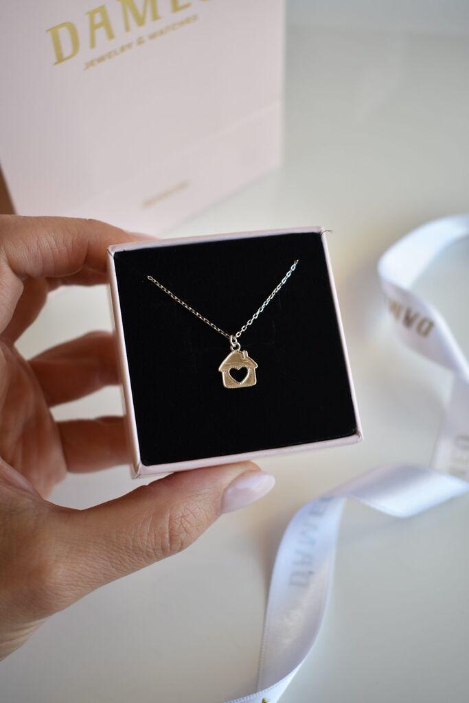 Dameo Ogrlica Home - srebro 925