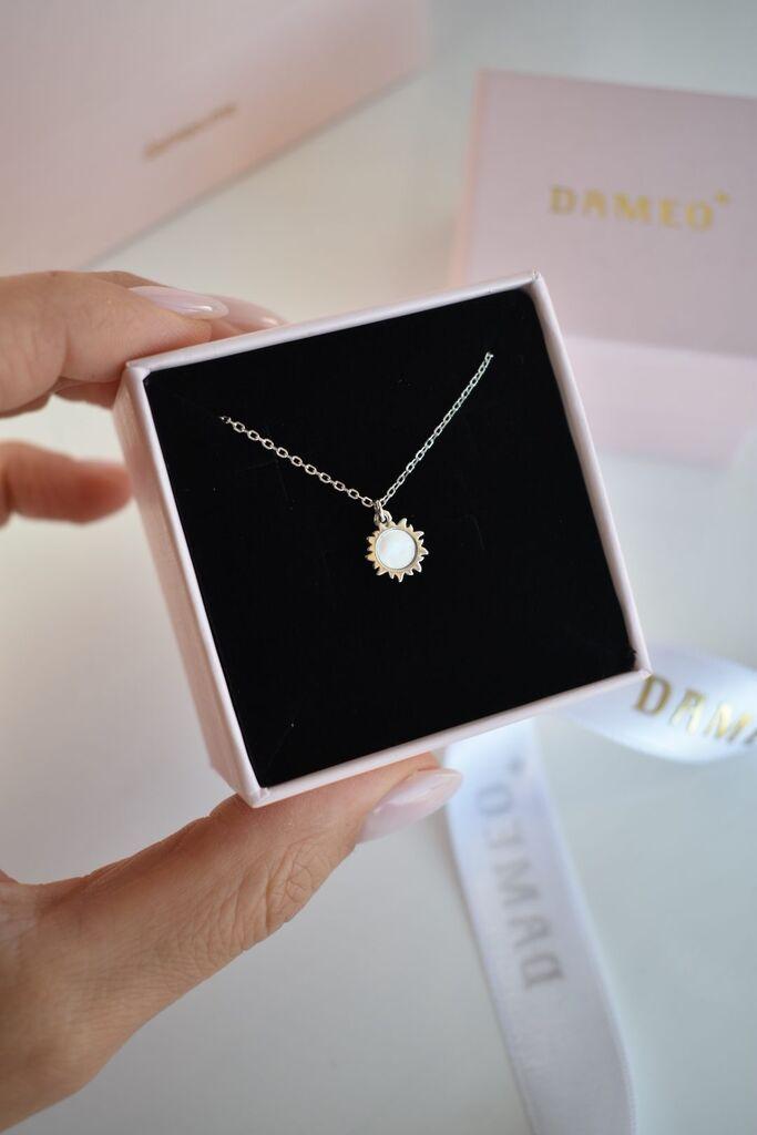 Dameo Ogrlica Pearl Sun - srebro 925 i sedef