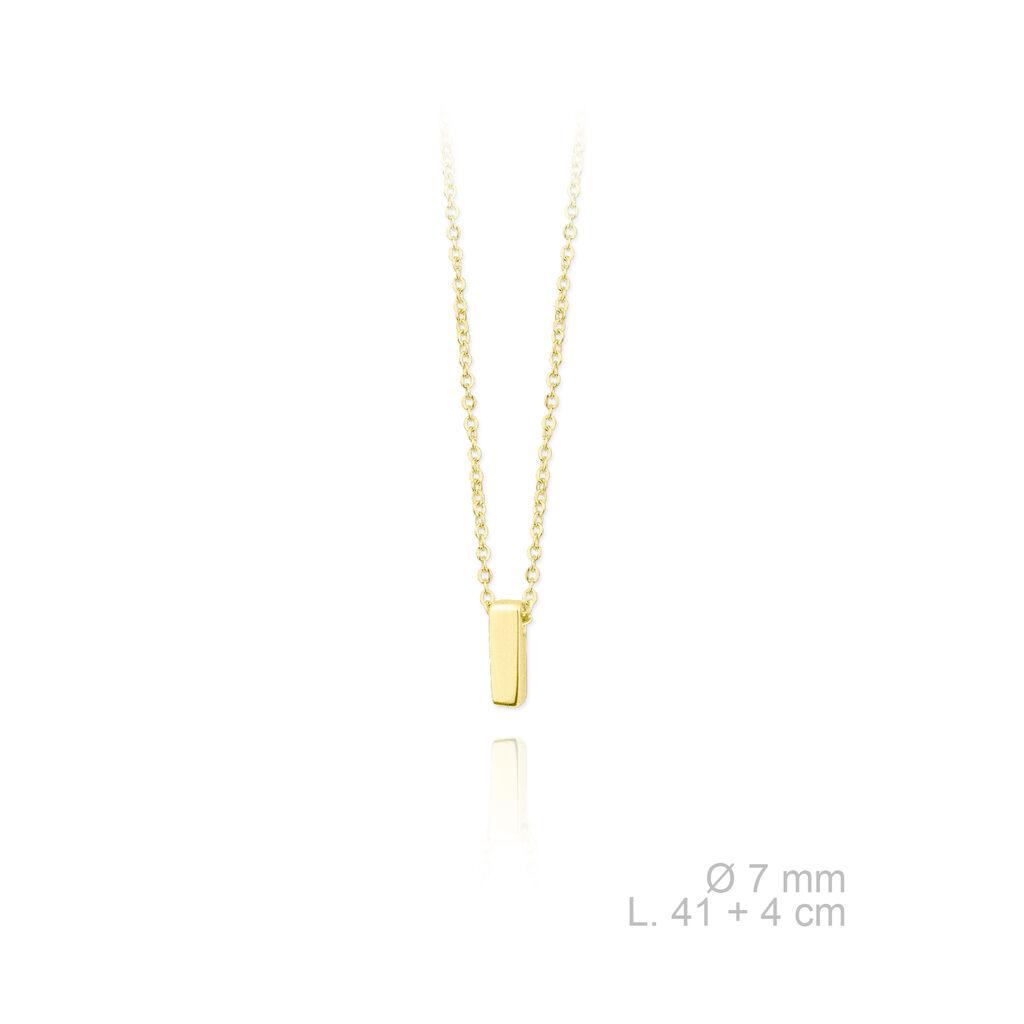 Tiny Letters Ogrlica I - Gold Plated 177036C