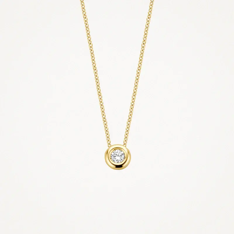 Blush Ogrlica 3114YDI 14kt  žuto zlato sa dijamantom