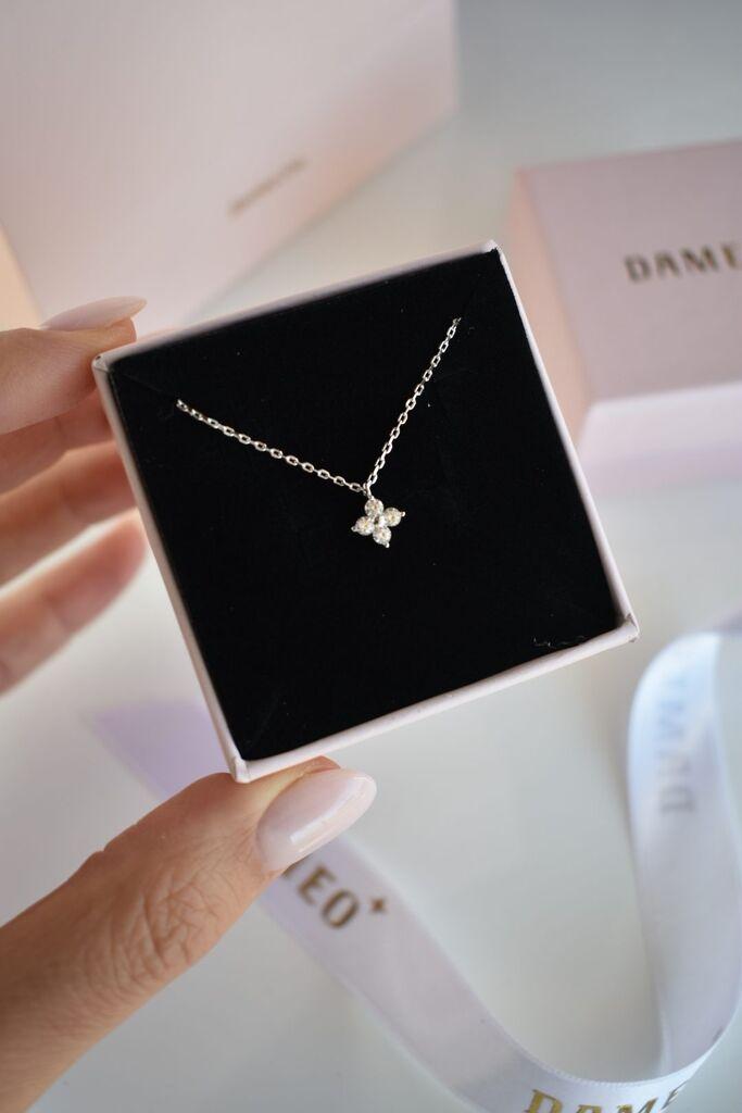 Dameo Ogrlica Lucky vibes - srebro 925