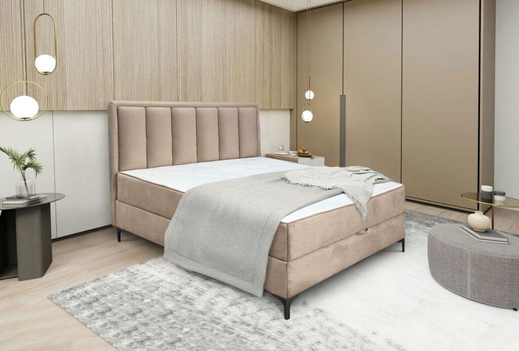 Francuski Ležaj Rodos (Sa Dušekom) , Bež