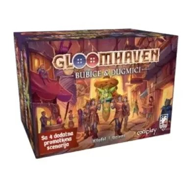 Coolplay društvena igra Gloomhaven: Bube i dugmad
