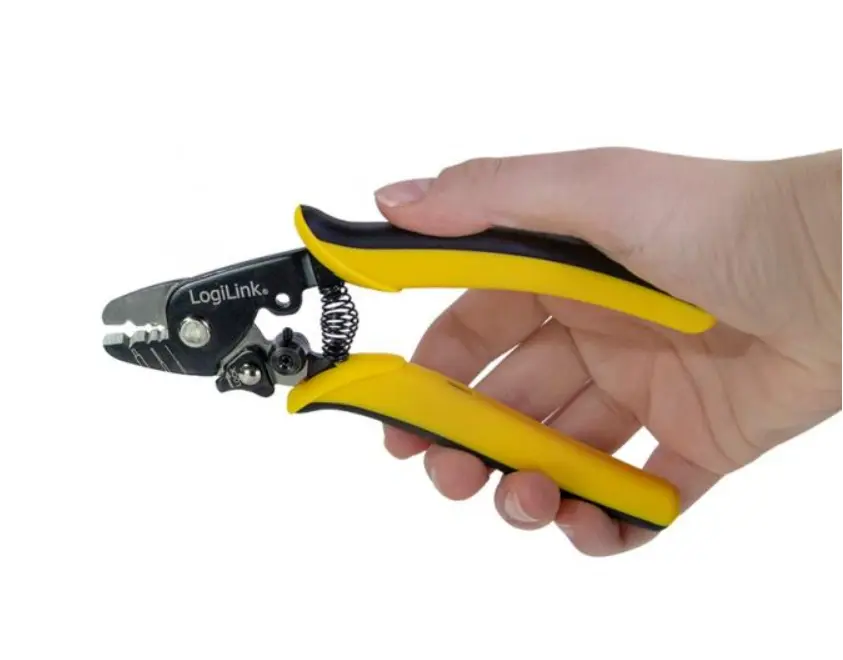 LogiLink Trostruka kliješta za skidanje optičkih kablova, Žuta