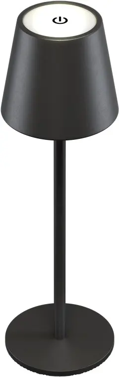 Goobay Bežična LED stona lampa, Crna