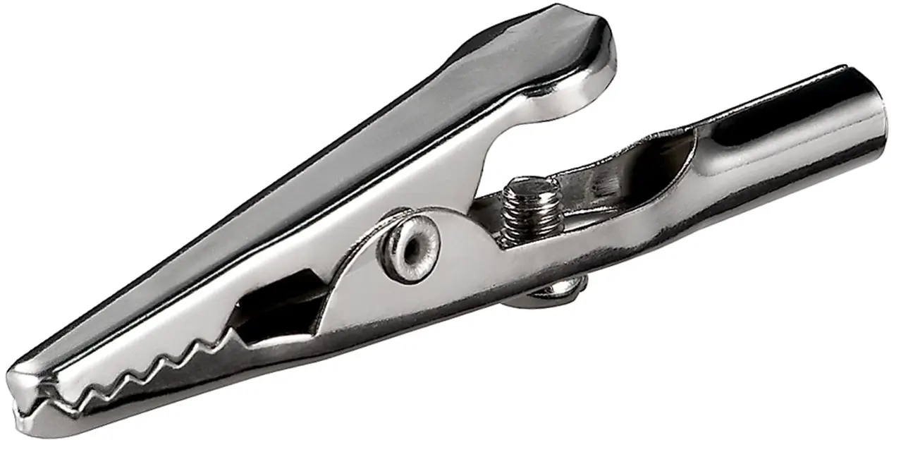 Goobay Aligator štipaljke, Srebrna boja