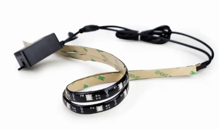 Gembird USB RGB LED traka2 x 50 cm, Crna