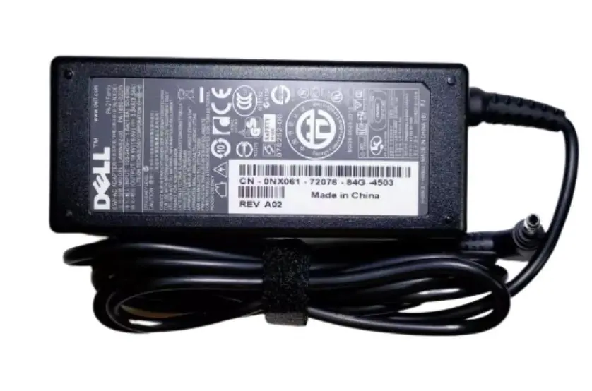 Dell 65W 19.5V 3.34 (4.0 x 1.7), Crna