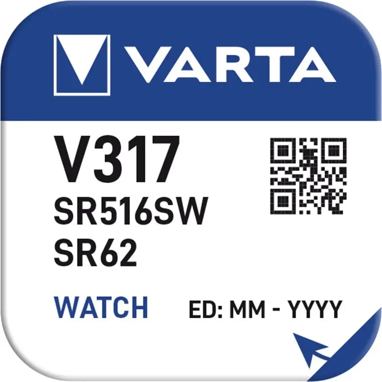 Varta SR62 (V317) Baterija1kom, Bijela