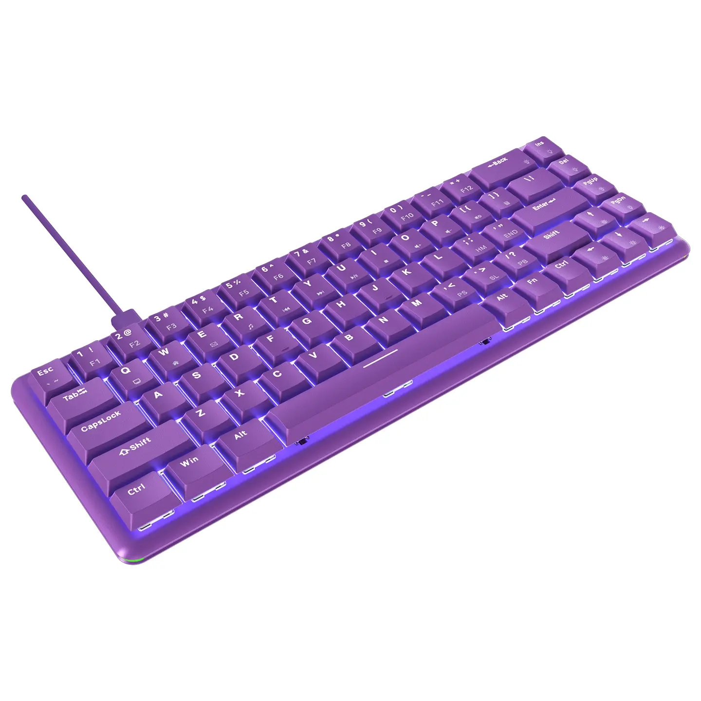 Rampage Mehanička gaming tastatura Purple, Ljubičasta