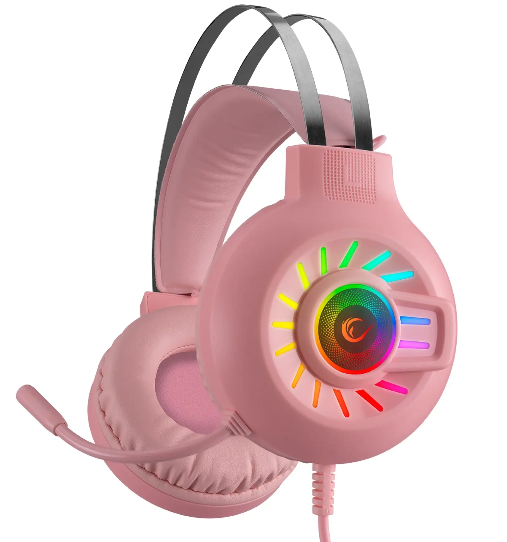 Rampage RM-K44 RGB Slisalice roze, Roze
