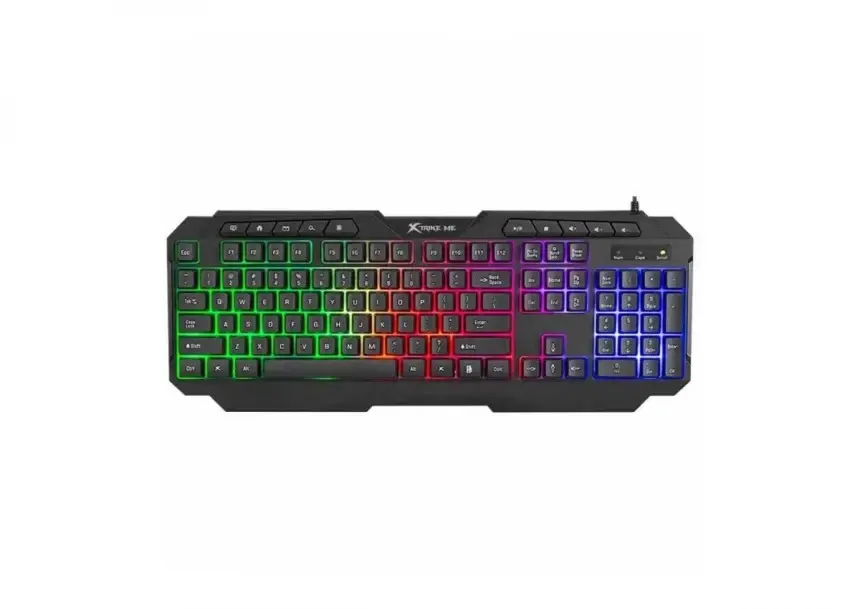 XTRIKEME 4 u 1 Gaming komplet Tastatura+Miš+Slušalice+Podloga CMX415, Crna