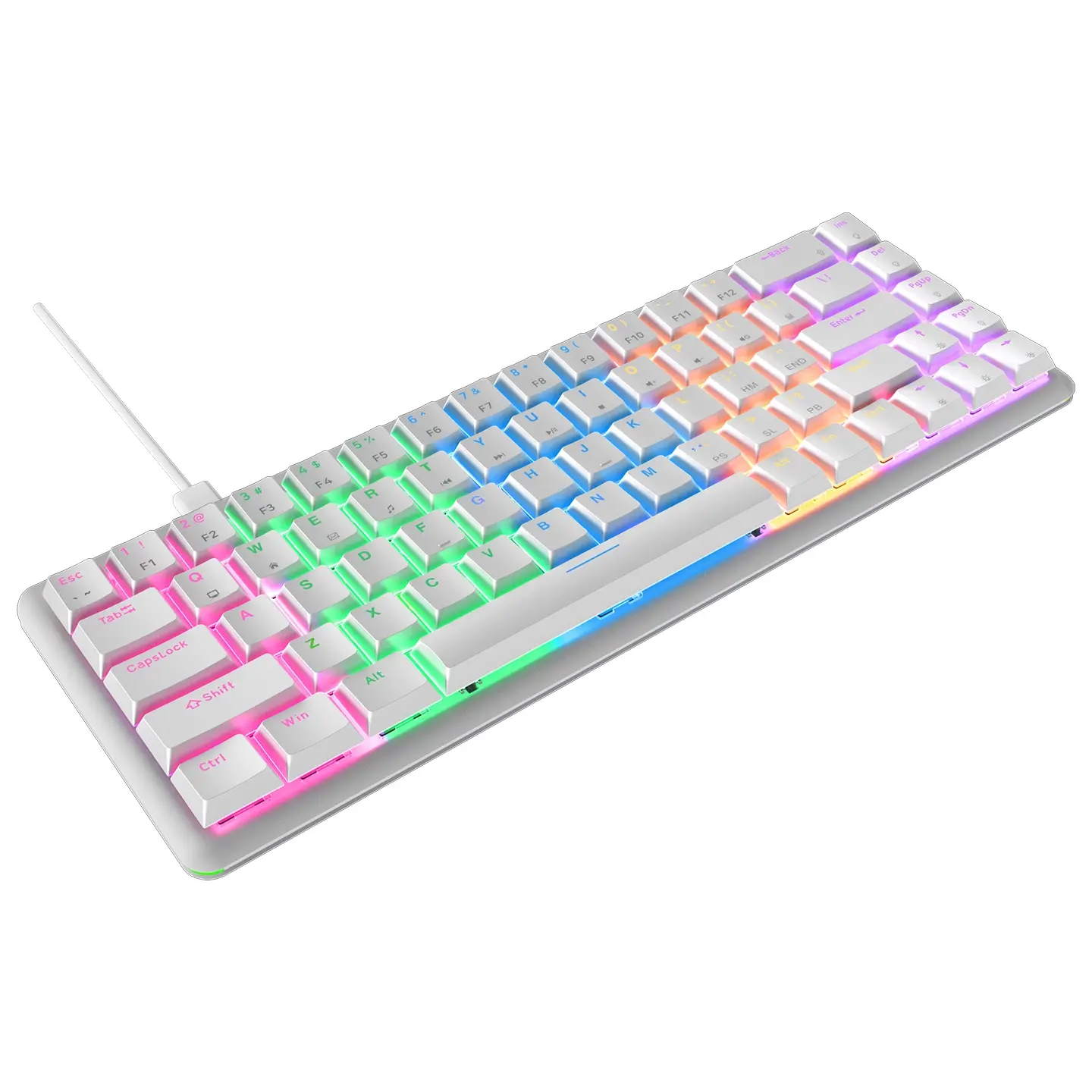 Rebel Mehanička Gaming tastatura White, Bijela