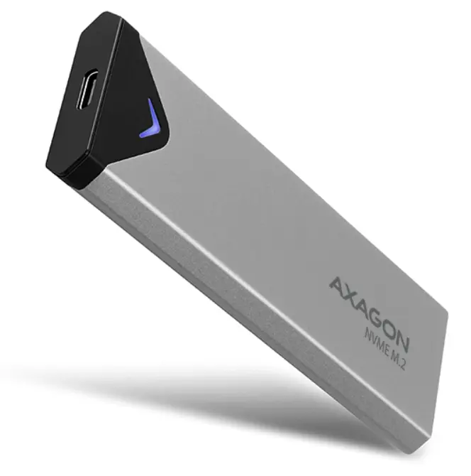 Axagon Eksterna kutija za M.2 NVMe SSD, Siva