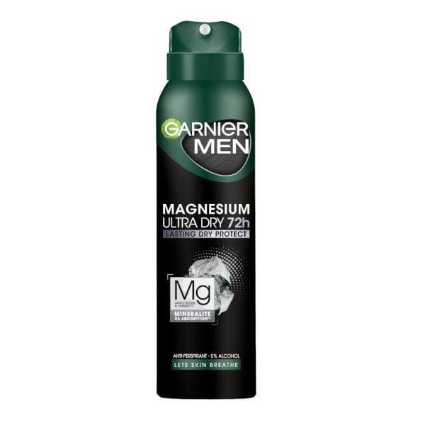 Garnier Men Spray 150 Ml Magnesium Ultra Dry