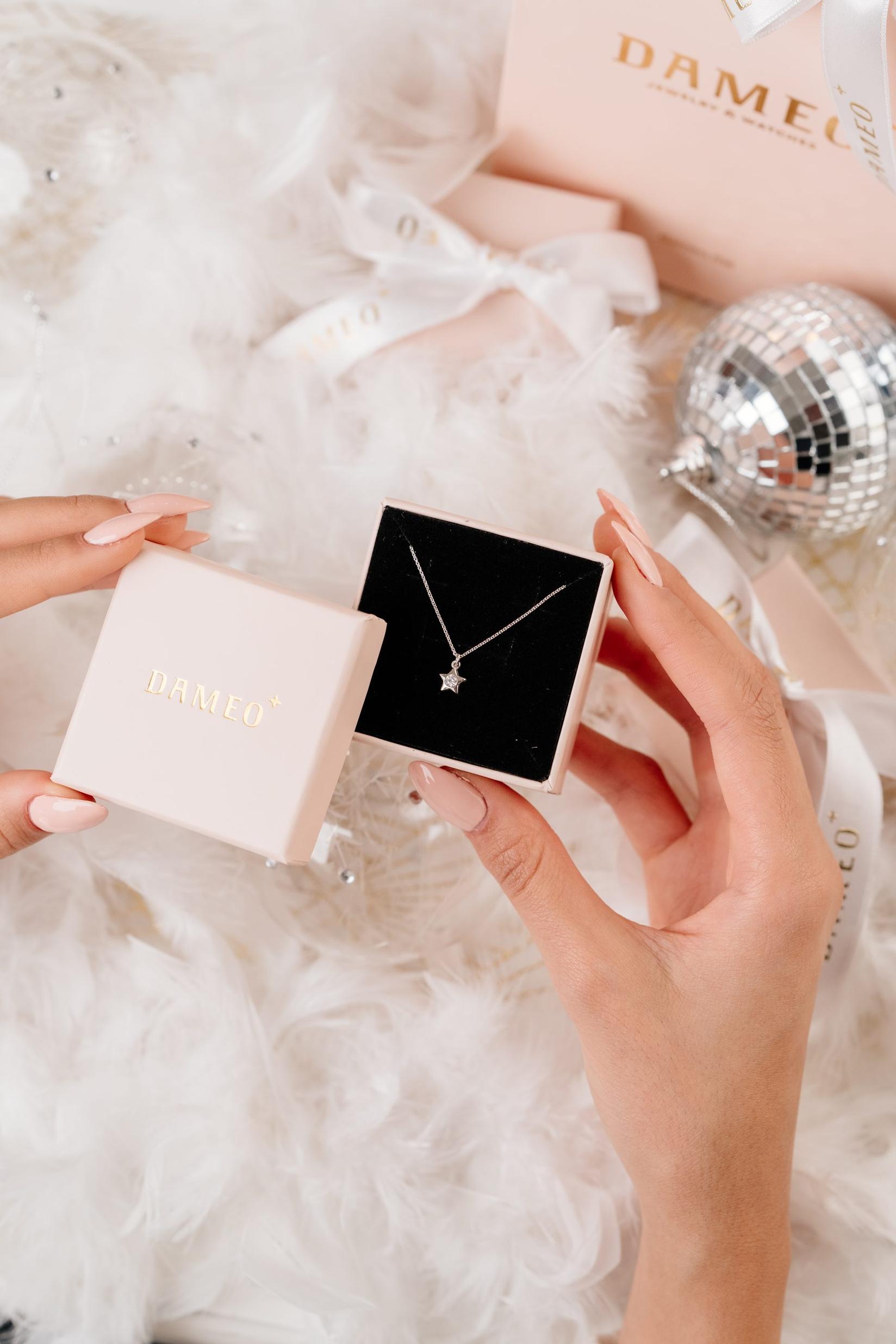 Dameo Ogrlica Tiny Star   Srebro 925 i cirkon