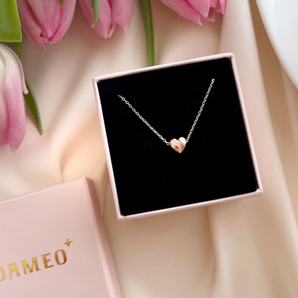 Dameo Ogrlica Tiny Heart   Srebro 925